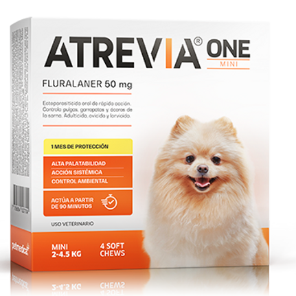 ATREVIA ONE TABLETA MASTICABLE - Caja 4 Tabletas