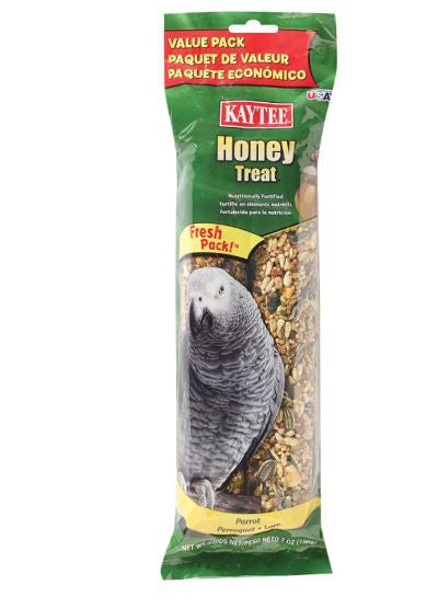 KAYTEE TREAT STICK HONEY FLAVOR PARROT / Golosinas en Barras con Miel para Loros 7onz