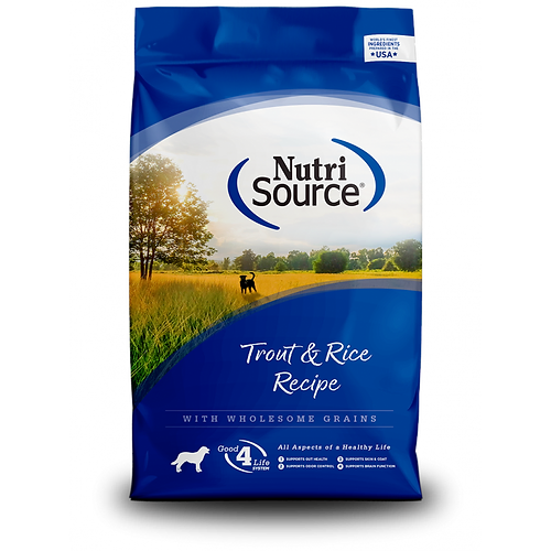 NutriSource Trout & Rice Recipe