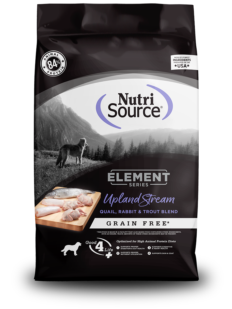 NUTRISOURCE S ELEMENT SERIES UPLAND STREAM GRAIN FREE