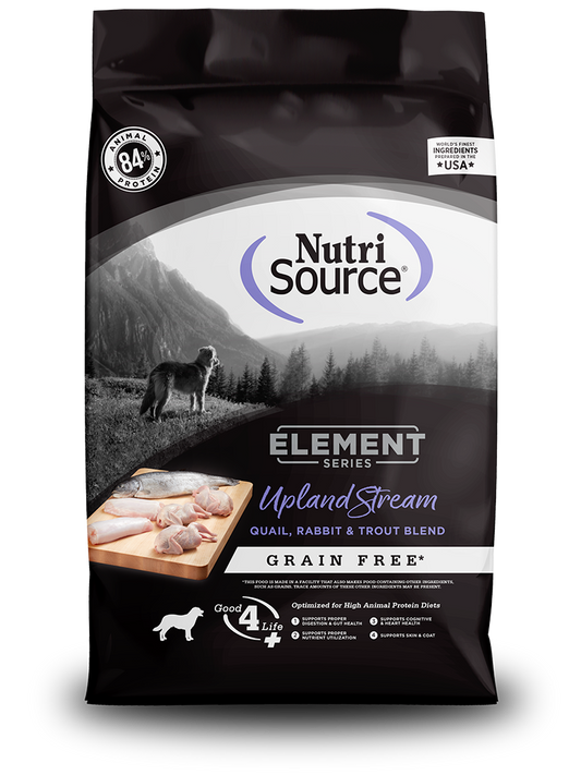 NUTRISOURCE S ELEMENT SERIES UPLAND STREAM GRAIN FREE