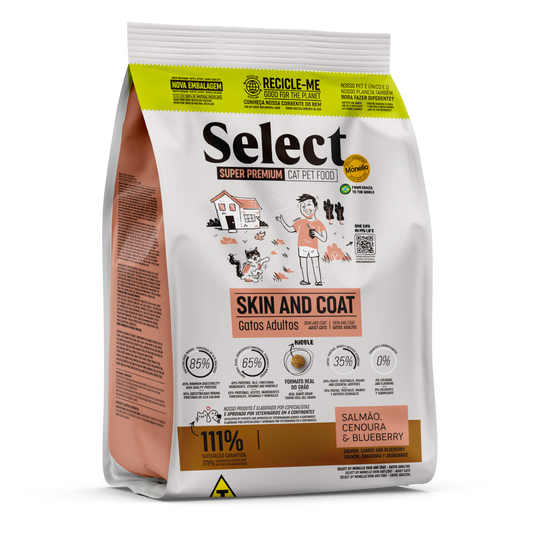 MONELLO SELECT SKIN AND COAT GATOS ADULTOS