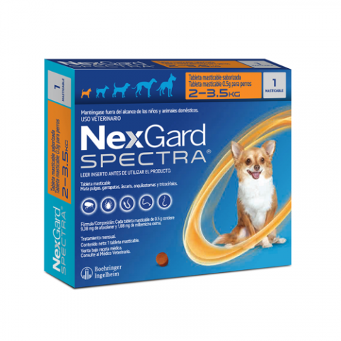 NexGard Spectra Tableta Masticable