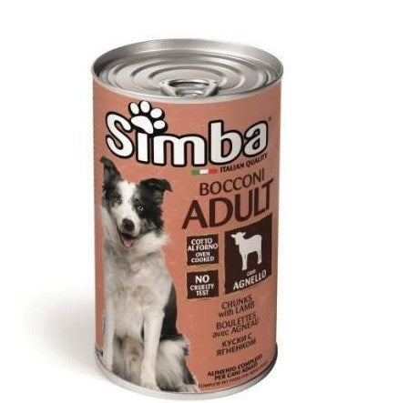 SIMBA LATA PARA PERRO - CHUNKS DE CORDERO